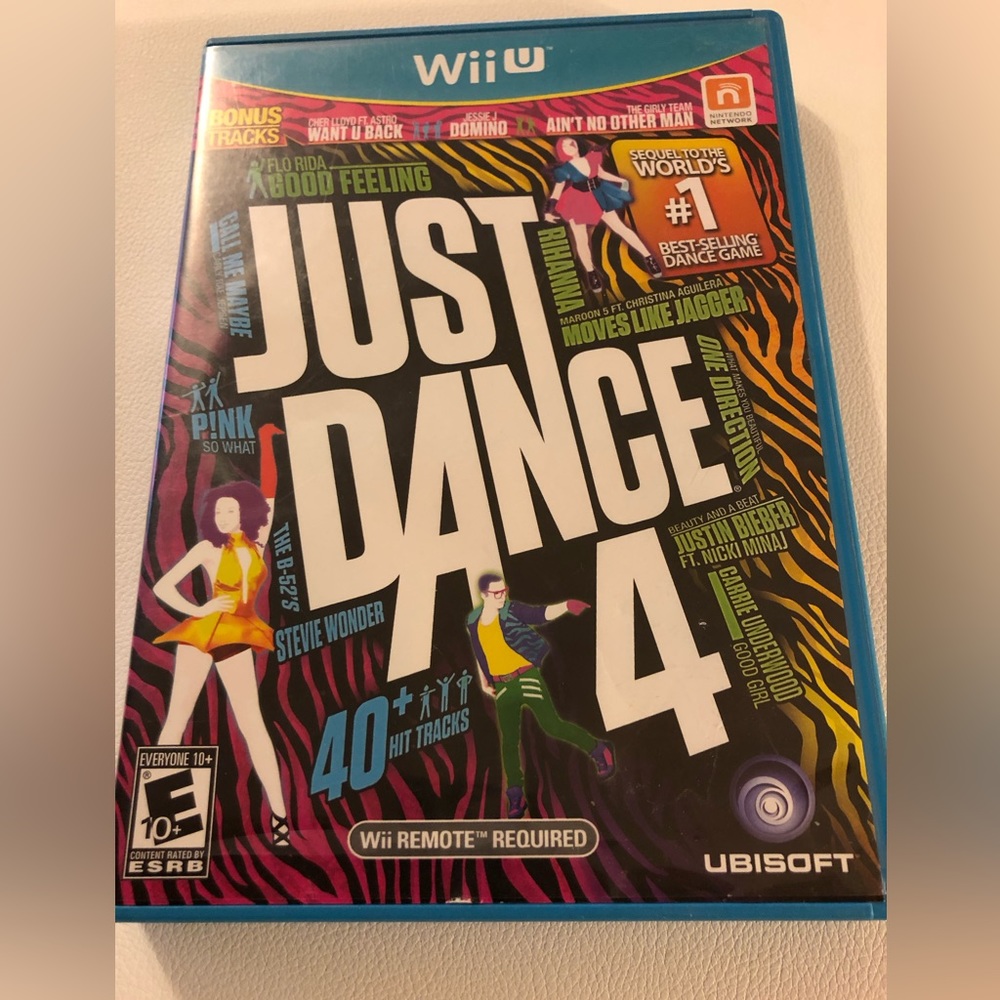 Just Dance 4 (Nintendo Wii U, 2012) CIB Complete with Manual